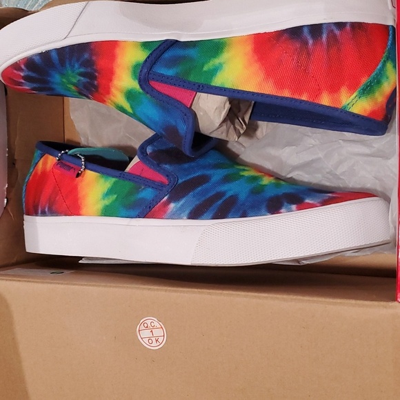 Adult Puma Womens Bari Slip on Sneaker Tye Dye Size 9.5 - Picture 5 of 6